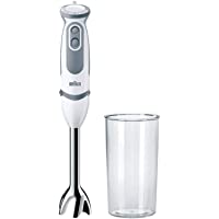 Los mejores  - Braun Minipimer 5200 - Batidora de Mano- 1000 W- 21 Velocidades y Función Turbo- Campana Anti-salpicaduras- Powerbell…